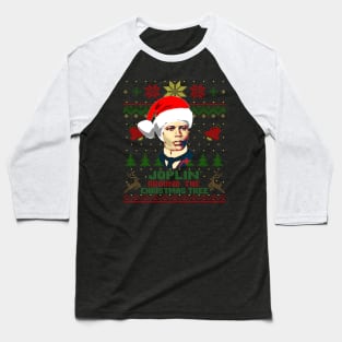 Scott Joplin Around The Christmas Tree Funny Baseball T-Shirt